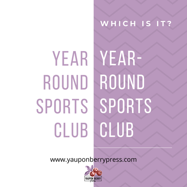 Image text:Year round sports club vs. year-round sports club. Which is correct?