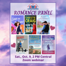 Image for Romance Panel with pictures of authors and books