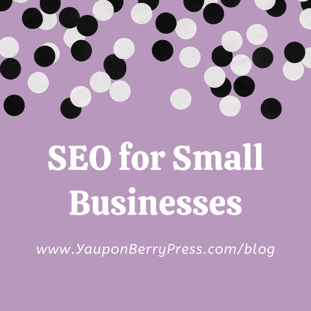 Image Text: SEO for Small Businesses
